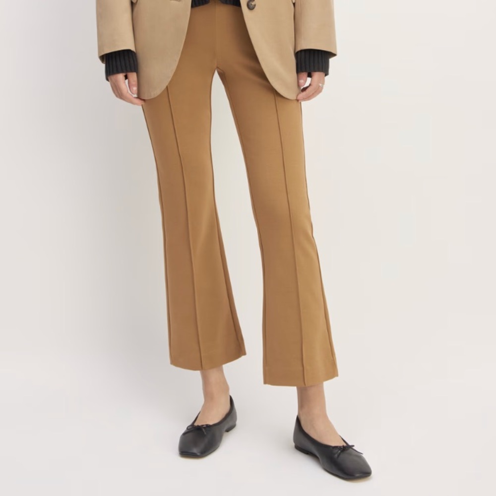 Everlane Kick Flare Pants Toasted Coconut Medium